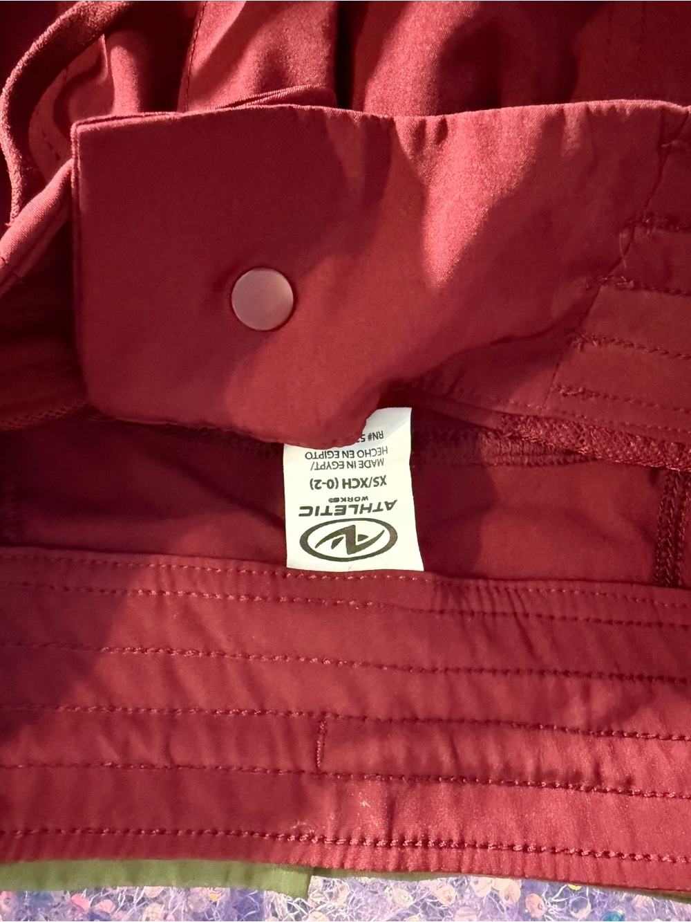 Athletic Works Olive, Burgundy & Slate Athletic Shorts Trio - Picture 3 of 7